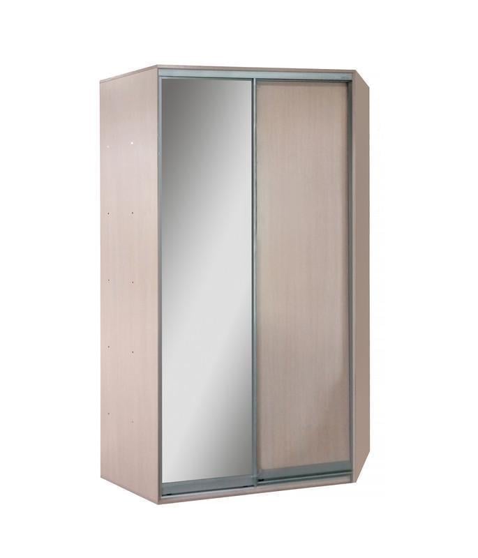 Шкаф-купе МАКСИ-МЕбель Эконом ШКЭУ угловой  1200х2200х1200 Дуб молочный (12730)