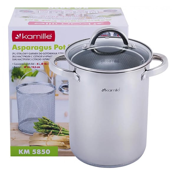 Каструля з кришкою Kamille 4 л (KM-5850)