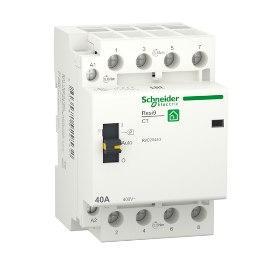 Контактор Schneider Electric Resi9 40A 3p+n 4р ~230в/50гц (R9C20440) Контактор Schneider Electric Resi9 40A 3p+n 4р ~230в/50гц (R9C20440)