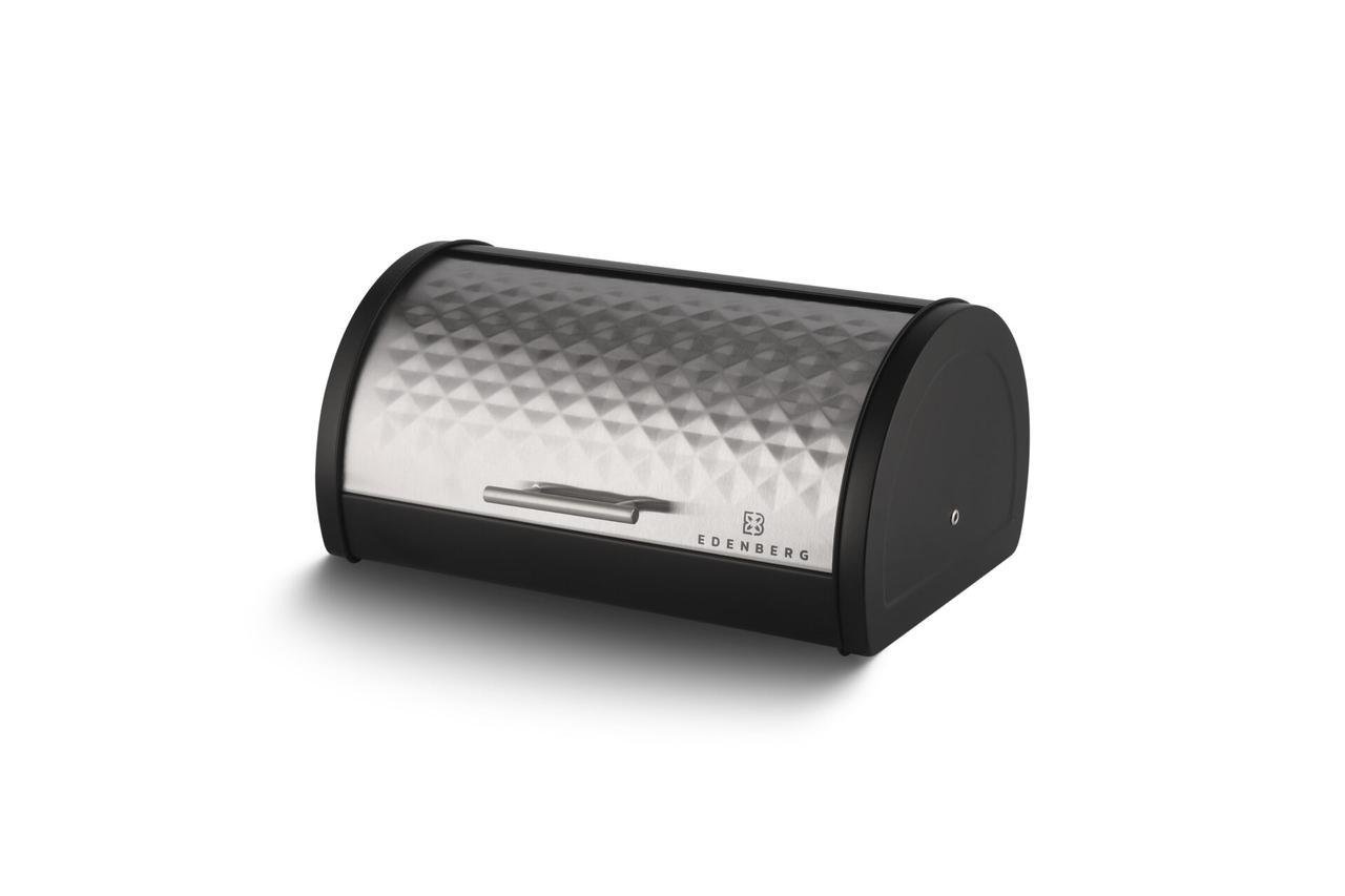 Хлебница Edenberg из нержавеющей стали 37,5x24x18 см (EB-151) - фото 5 Хлебница Edenberg из нержавеющей стали 37,5x24x18 см (EB-151) - фото 5