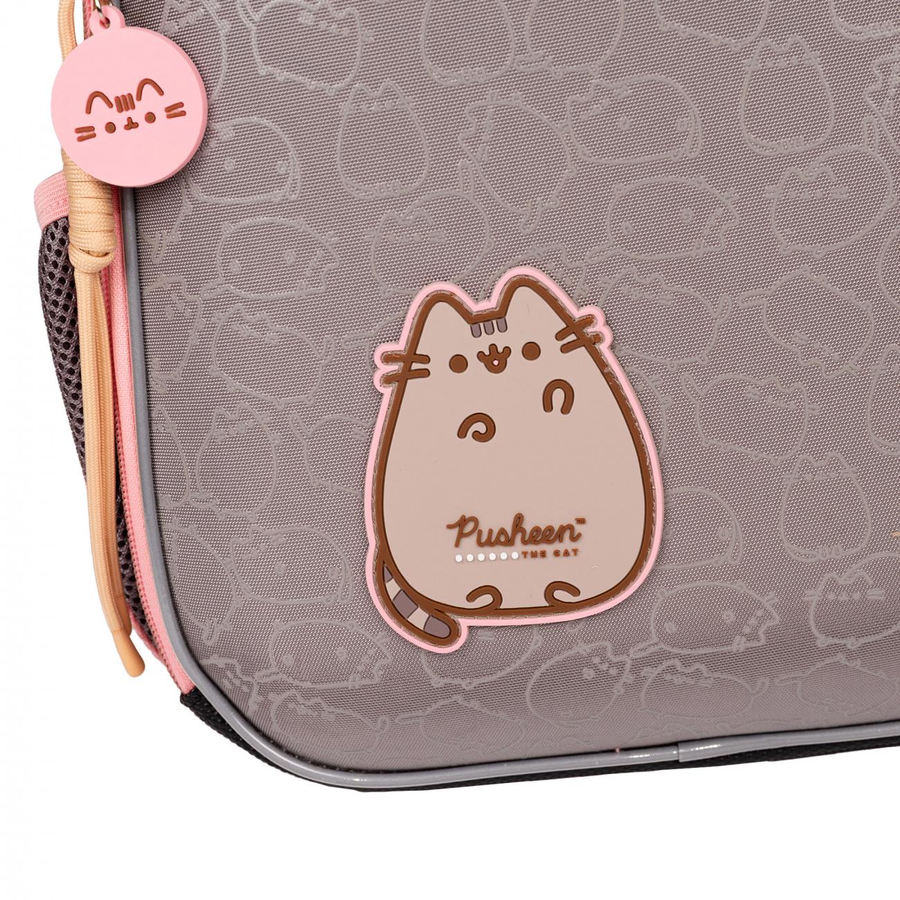 Шкільний рюкзак каркасний з ортопедичною спинкою YES Pusheen Fatty H-100 (559851/995068) - фото 11