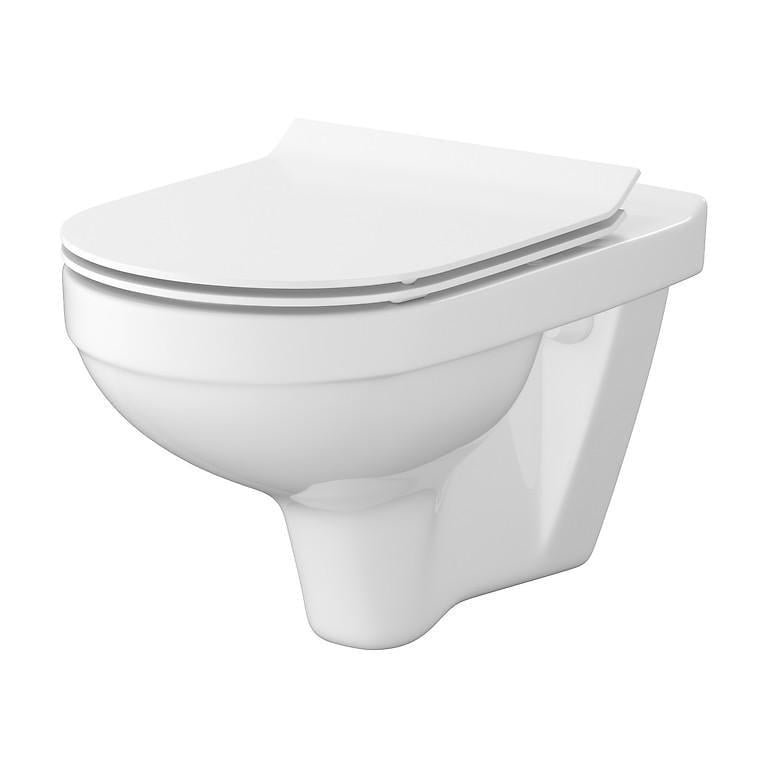 Набор Cersanit 472 ZIP SIMPLE ON подвесной унитаз в комплекте с крышкой дюропласт SLIM (000025922)