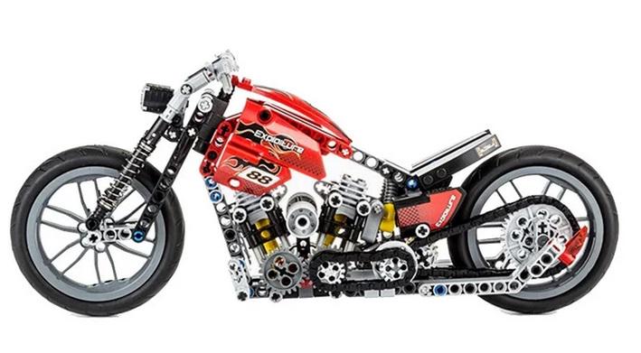 Конструктор JiSi bricks Мотобайк 374 детали (3354)