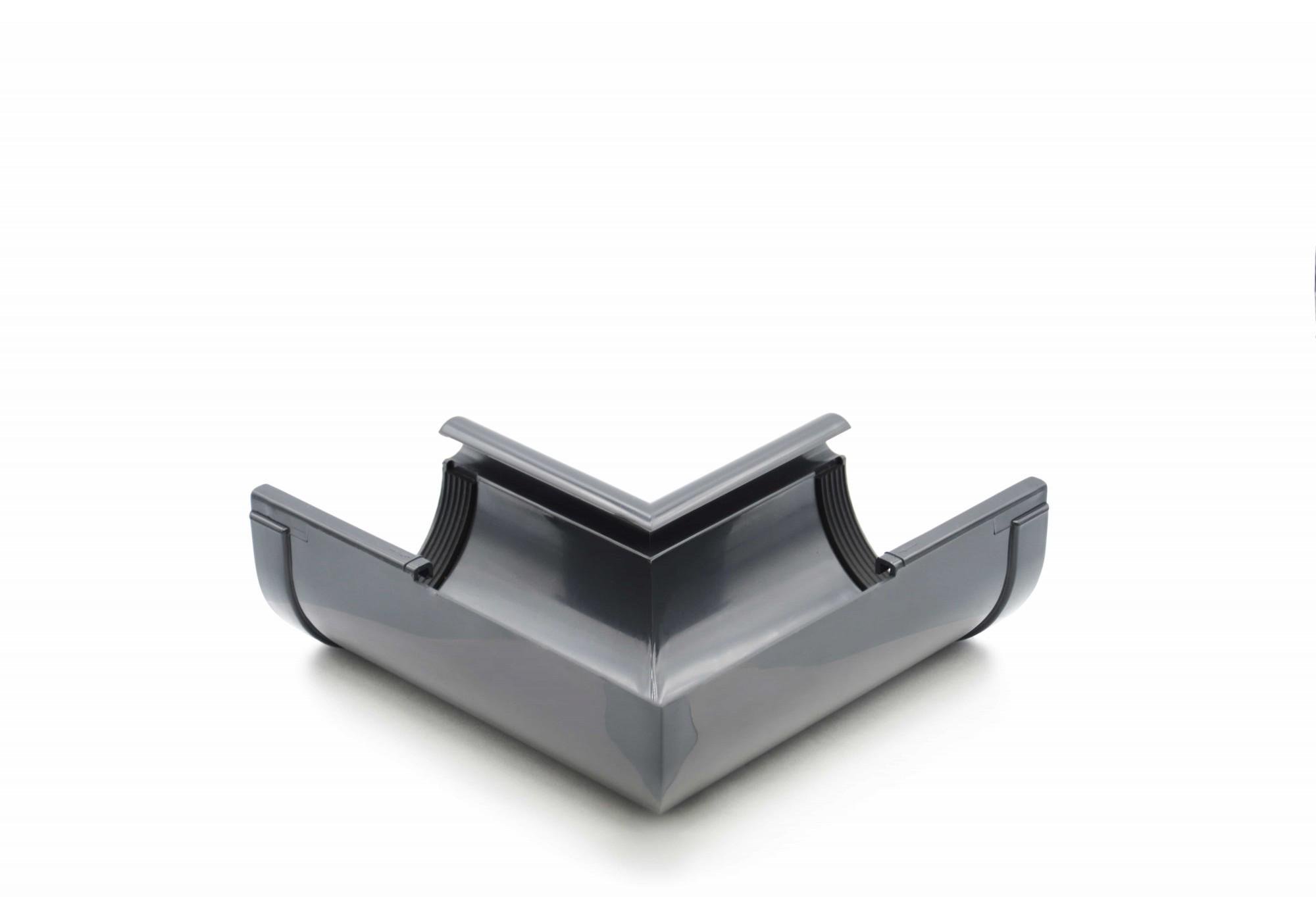 Кут ринви внутрішній RAINWAY 90° 130/100 Графітовий (201120232011) - фото 1 Кут ринви внутрішній RAINWAY 90° 130/100 Графітовий (201120232011) - фото 1