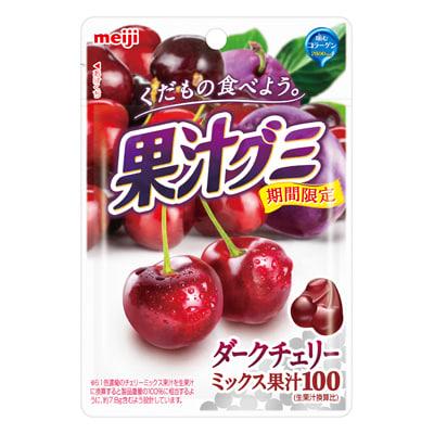 Мармелад коллагеновый со вкусом вишни и сливы Meiji Gummy 51 г