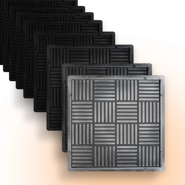 Форми для тротуарної плитки Верес-2007 Печиво 300х300 мм 100 шт. (10103100-3171) - фото 1 Форми для тротуарної плитки Верес-2007 Печиво 300х300 мм 100 шт. (10103100-3171) - фото 1