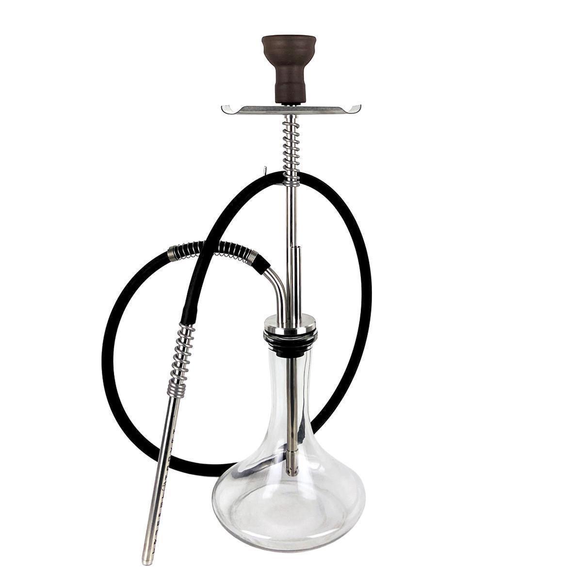 Кальян Hookah Trumpet Silver колба Craft Clear