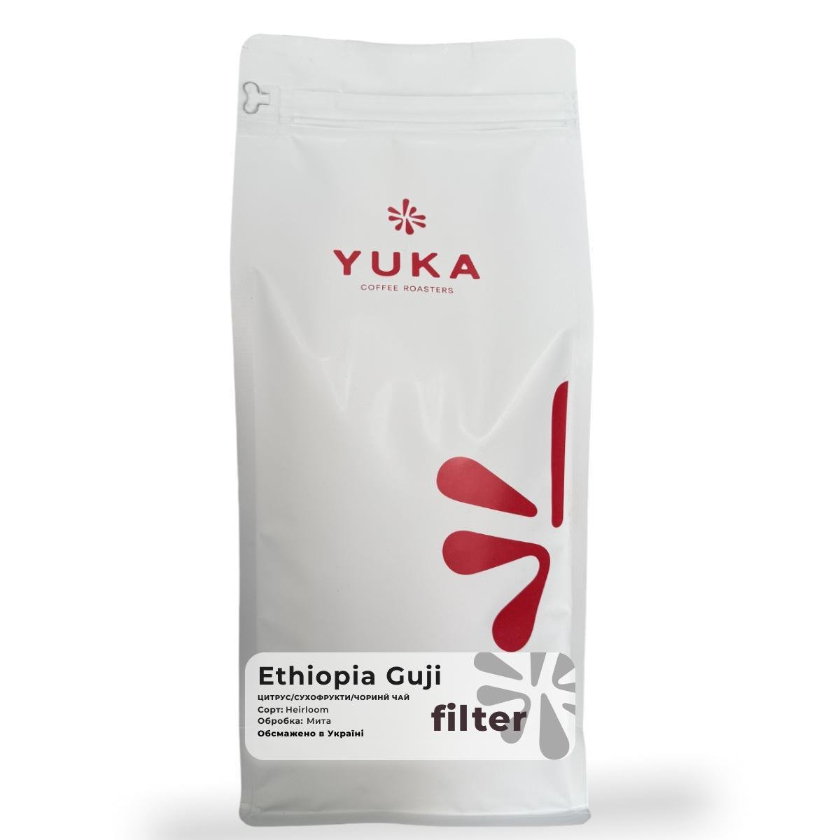 Кава в зернах Yuka Coffee Roastery Ефіопія Guji 1 кг (000044) - фото 1 Кава в зернах Yuka Coffee Roastery Ефіопія Guji 1 кг (000044) - фото 1