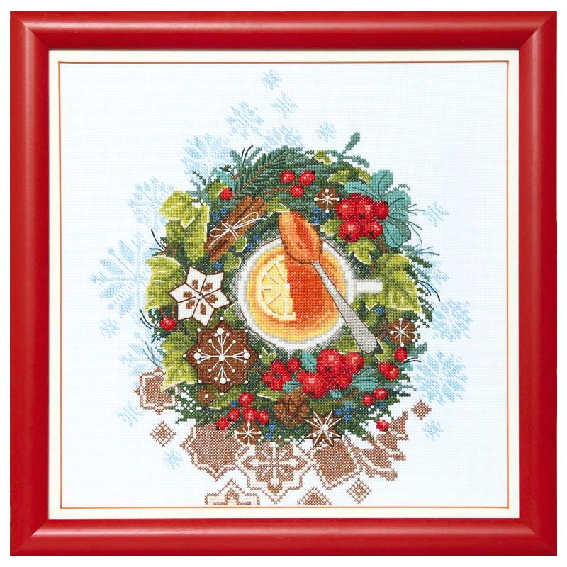 Набір для вишивки хрестиком Чарівна Мить ВТ-079 Різдвяний чай (18640)