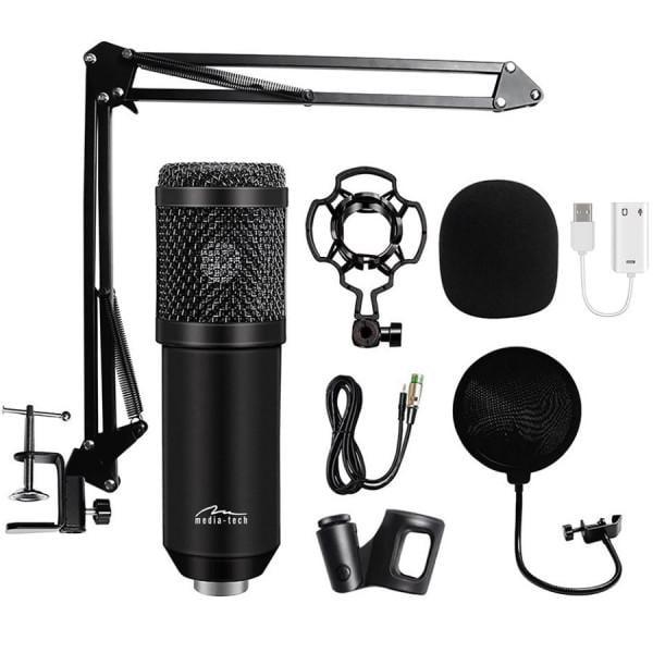Микрофон Media-Tech MT397K XLR USB Черный - фото 2