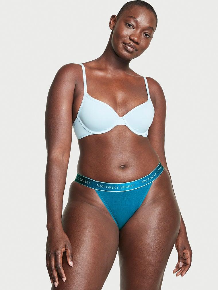 Трусики женские танга Victoria's Secret M Синий (1955361608)