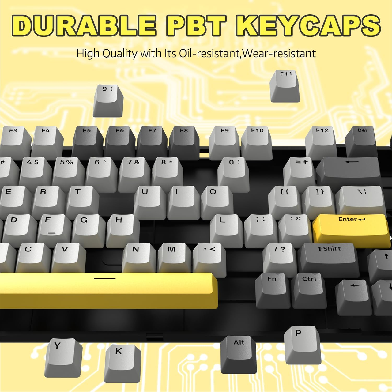 Проводная клавиатура Ajazz AK820 Bright Moon Switch Grey (2000173) - фото 9 Проводная клавиатура Ajazz AK820 Bright Moon Switch Grey (2000173) - фото 9
