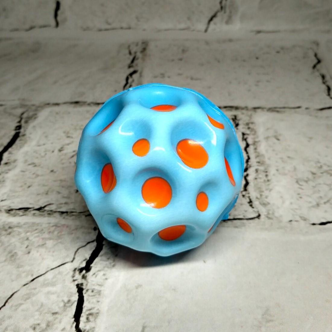 Мячик-антистрес прыгунец Gravity Ball 6,5 см Голубой (KA-23-1688-5)