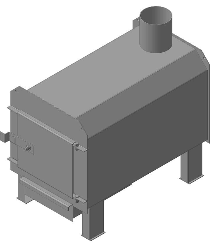 Печь-буржуйка Kotlant БМ-01 (с жаропрочной краской)