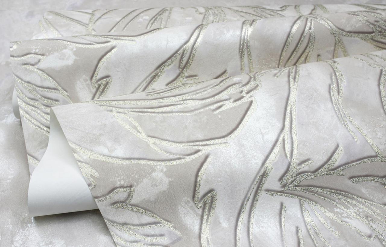 Обои флизелиновые SINTRA Mateo 532225 декор винил горячего тиснения 1,06х10,05 м Бежевый