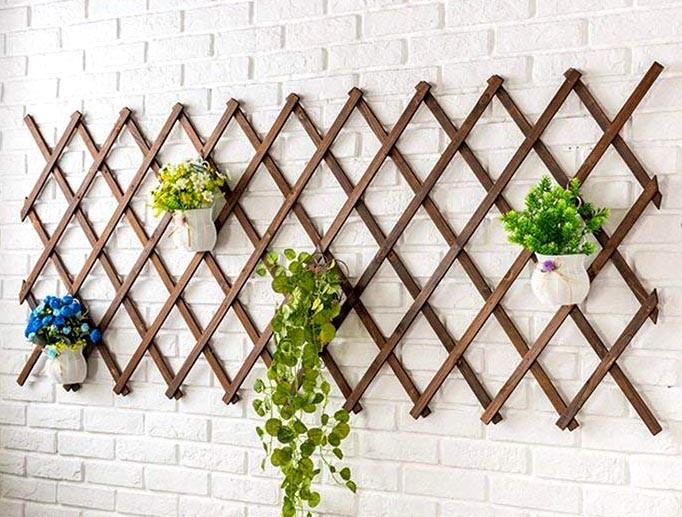 Решітка для рослин з дерева Хорн 90 см Мокко (РШП-901110)