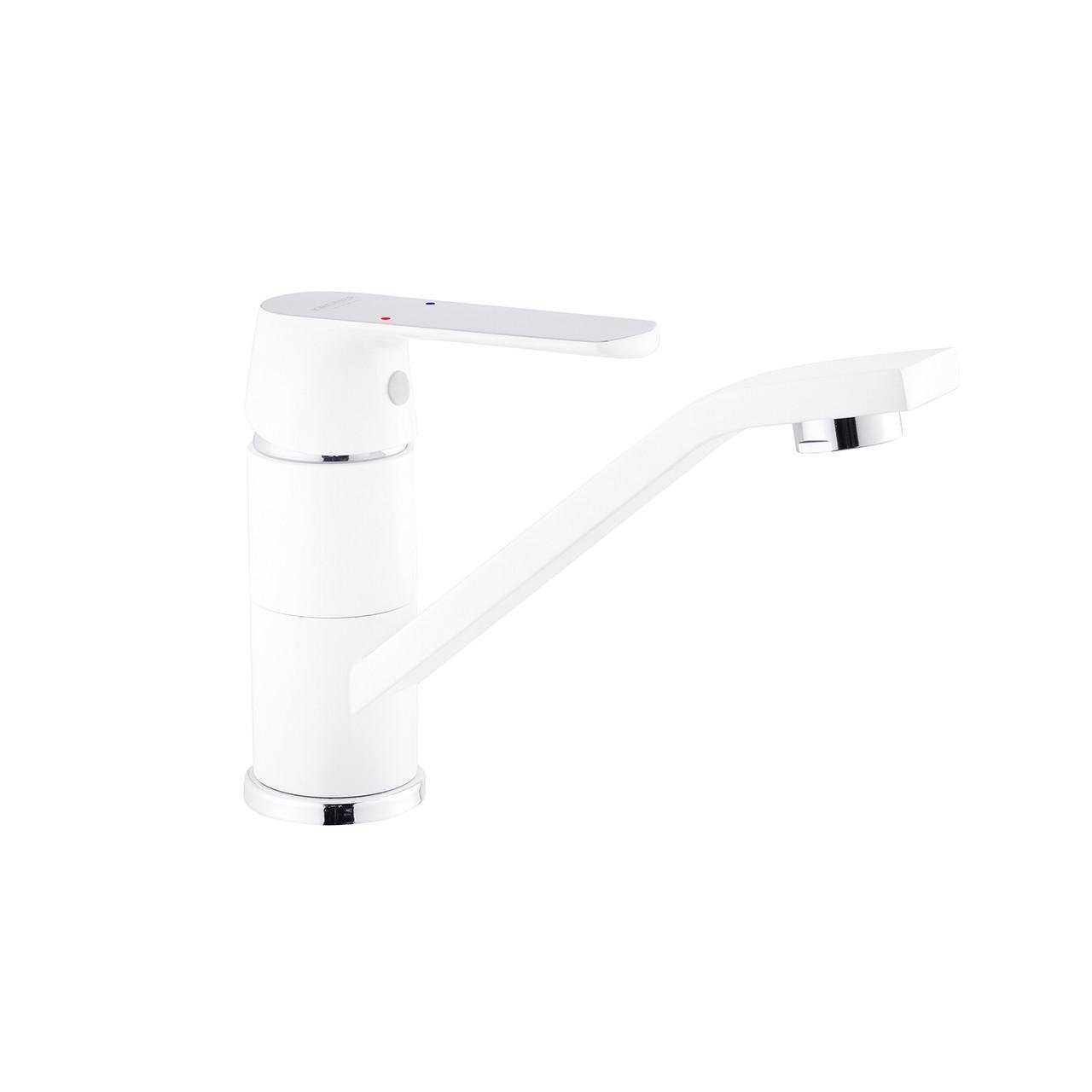 Смеситель для раковины Kroner KRP Armada W011 Белый/Хром (CV024324)