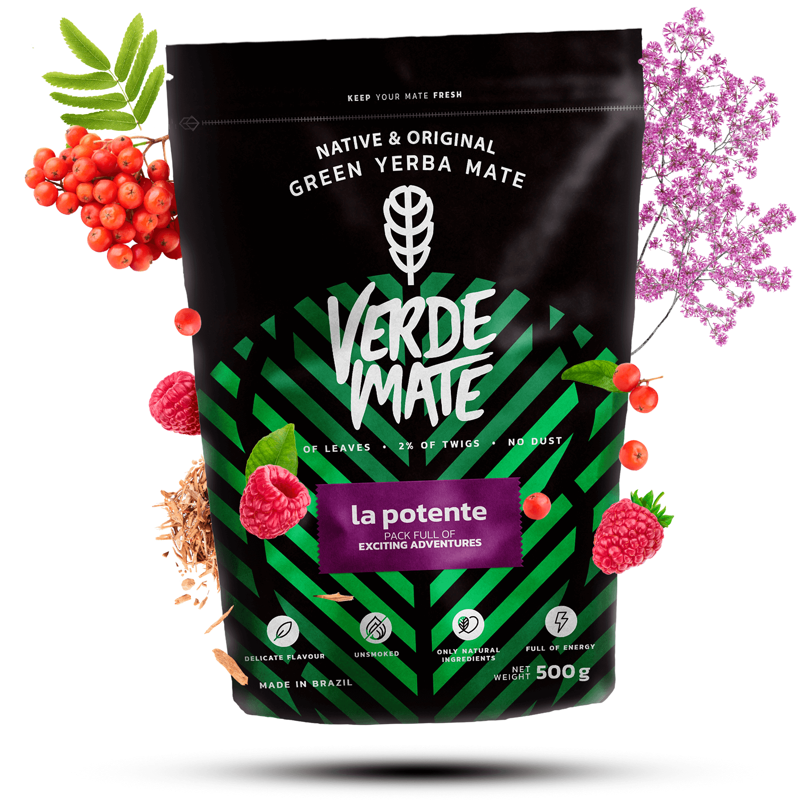 Чай Йерба мате Verde Mate Green La Potente 500 г - фото 4