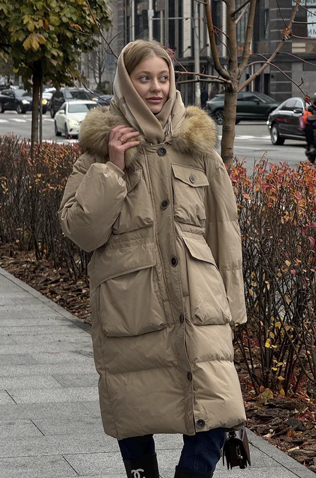 Куртка Lipar 0563 пуховая теплая р. 48 Бежевый (16907333) Куртка Lipar 0563 пуховая теплая р. 48 Бежевый (16907333)