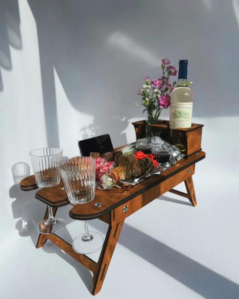 Столик многофункциональный 58х28 см Дуб (013ст) - фото 2