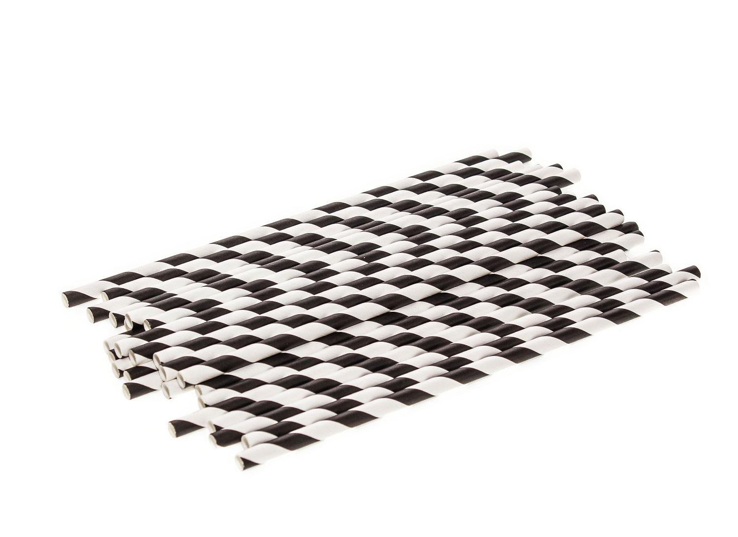 Трубочка для напитков One Chef Диагональ бумажная 8 цветов 200 мм d 6 мм 25 шт. в уп. (51924) - фото 13