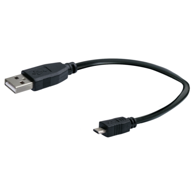 Зарядный кабель Micro USB Sync Schwaiger 0,15м (LK015M 533) - фото 1