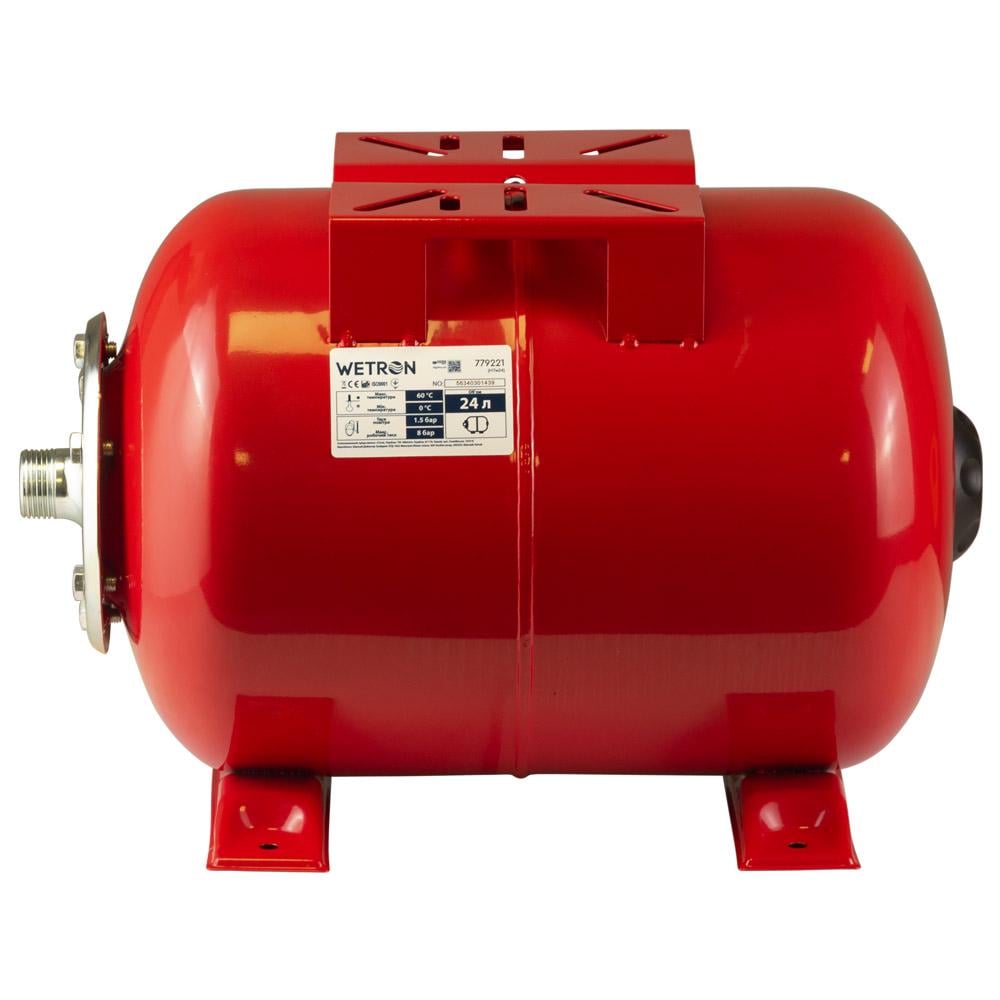 Гидроаккумулятор Wetron горизонтальный 24 л (AKD4262)