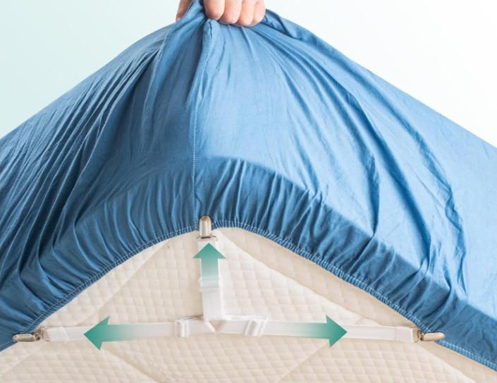 Держатели для простыни 4 шт. Белый (0063/white) - фото 3