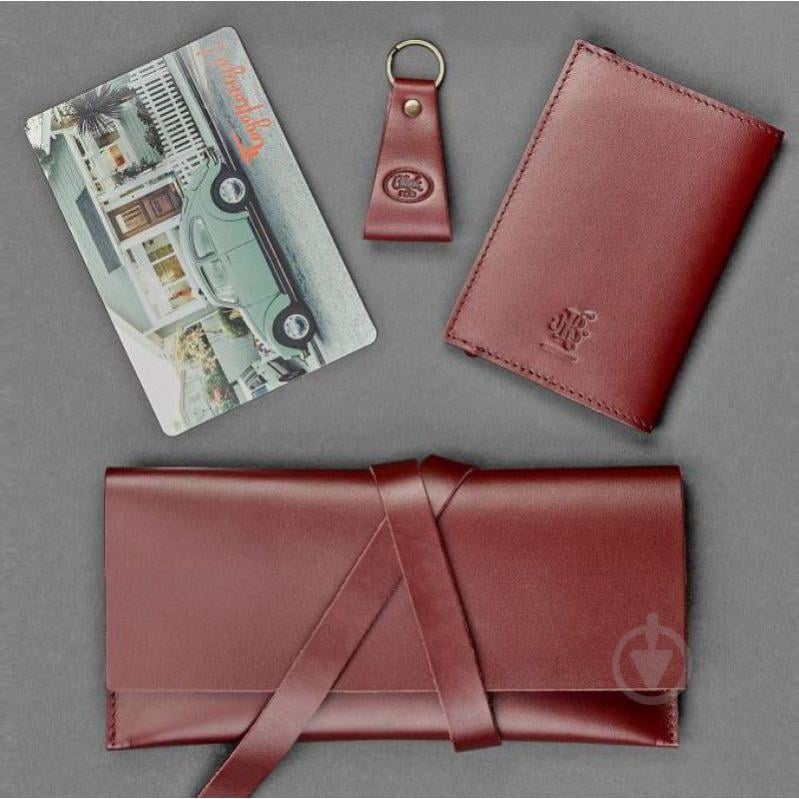 Набор BlankNote Тревел-кейс + обложка для паспорта + брелок Венеция (BN-set-travel-2)