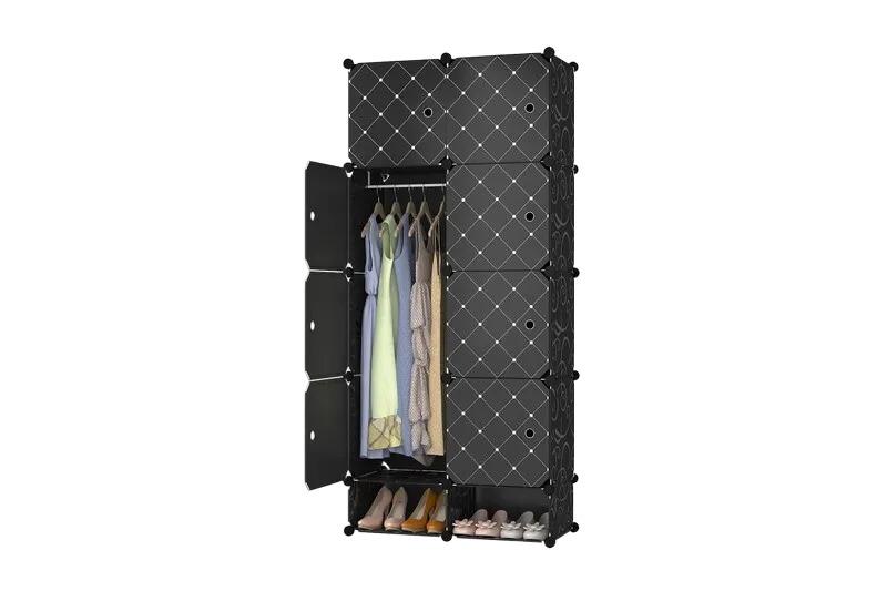 Шкаф пластиковый 10098 75x37x162 см Серый (45053-10098_1288)