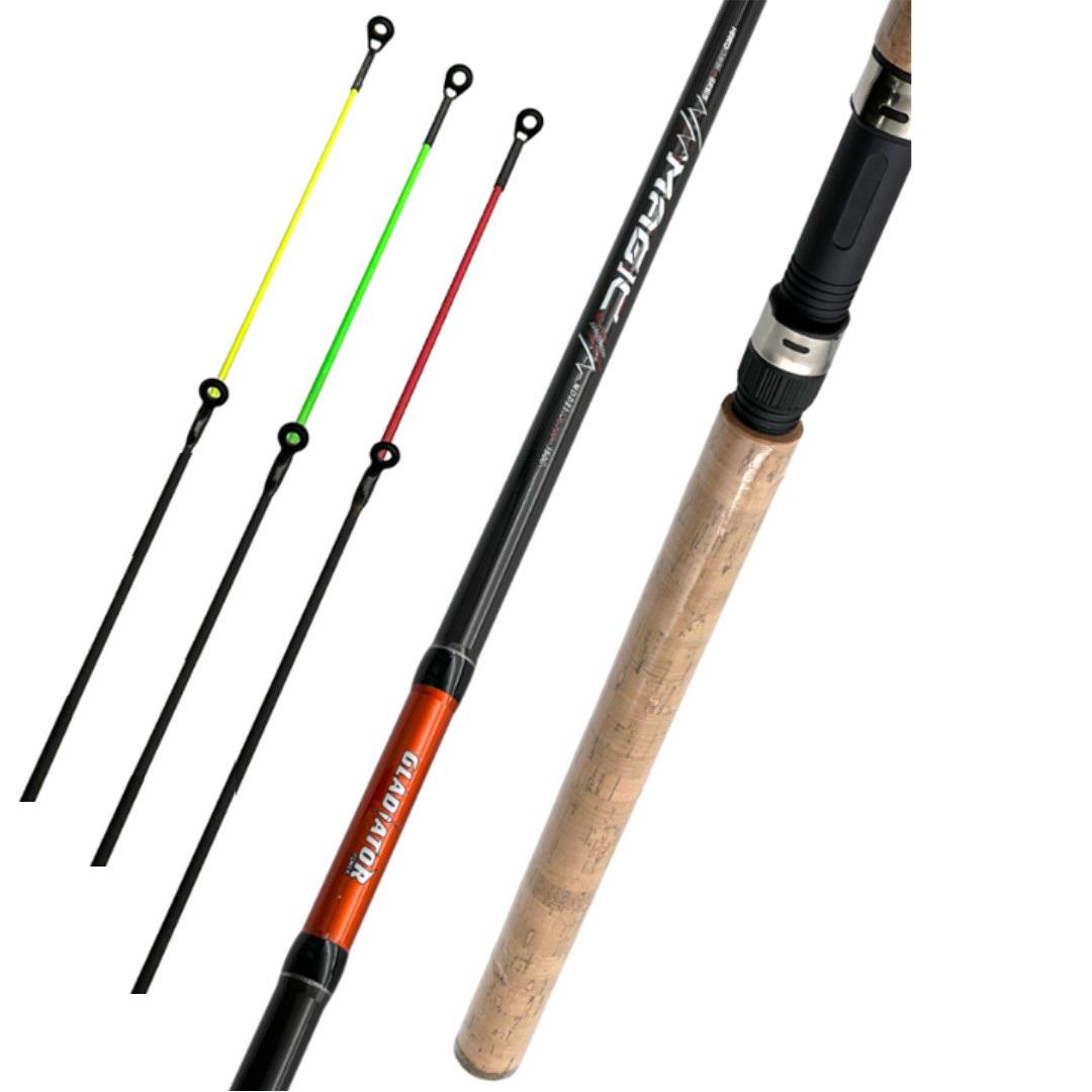 Вудилище фідерне Gladiator Magic 3,6 м 90-150 г Чорний (29875898) - фото 4 Вудилище фідерне Gladiator Magic 3,6 м 90-150 г Чорний (29875898) - фото 4