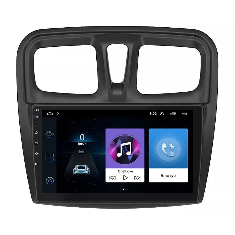 Автомагнитола штатная Lesko для Dacia Sandero II ver 3 2012-2016 10" 1/16Gb Wi-Fi GPS Base MOB