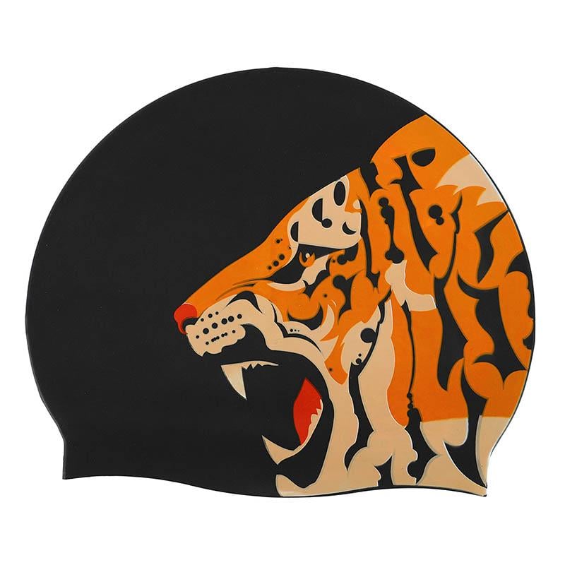 Шапочка для плавания Mad Wave для взрослых Tiger M055332 Черный (60444253) Шапочка для плавания Mad Wave для взрослых Tiger M055332 Черный (60444253)