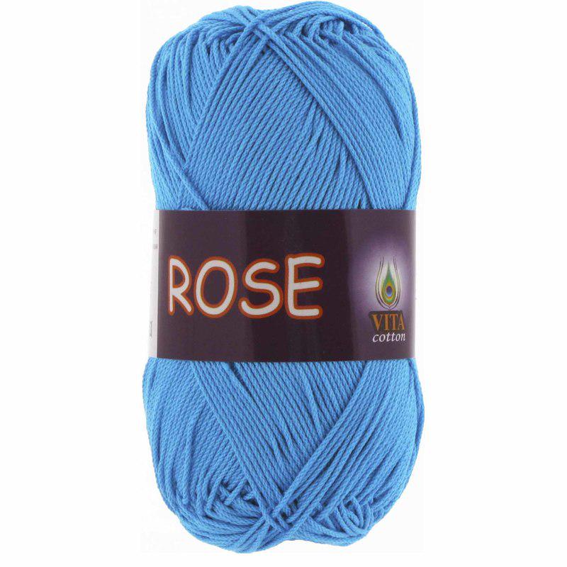 Пряжа Vita Cotton Rose 3937 синий (3356)