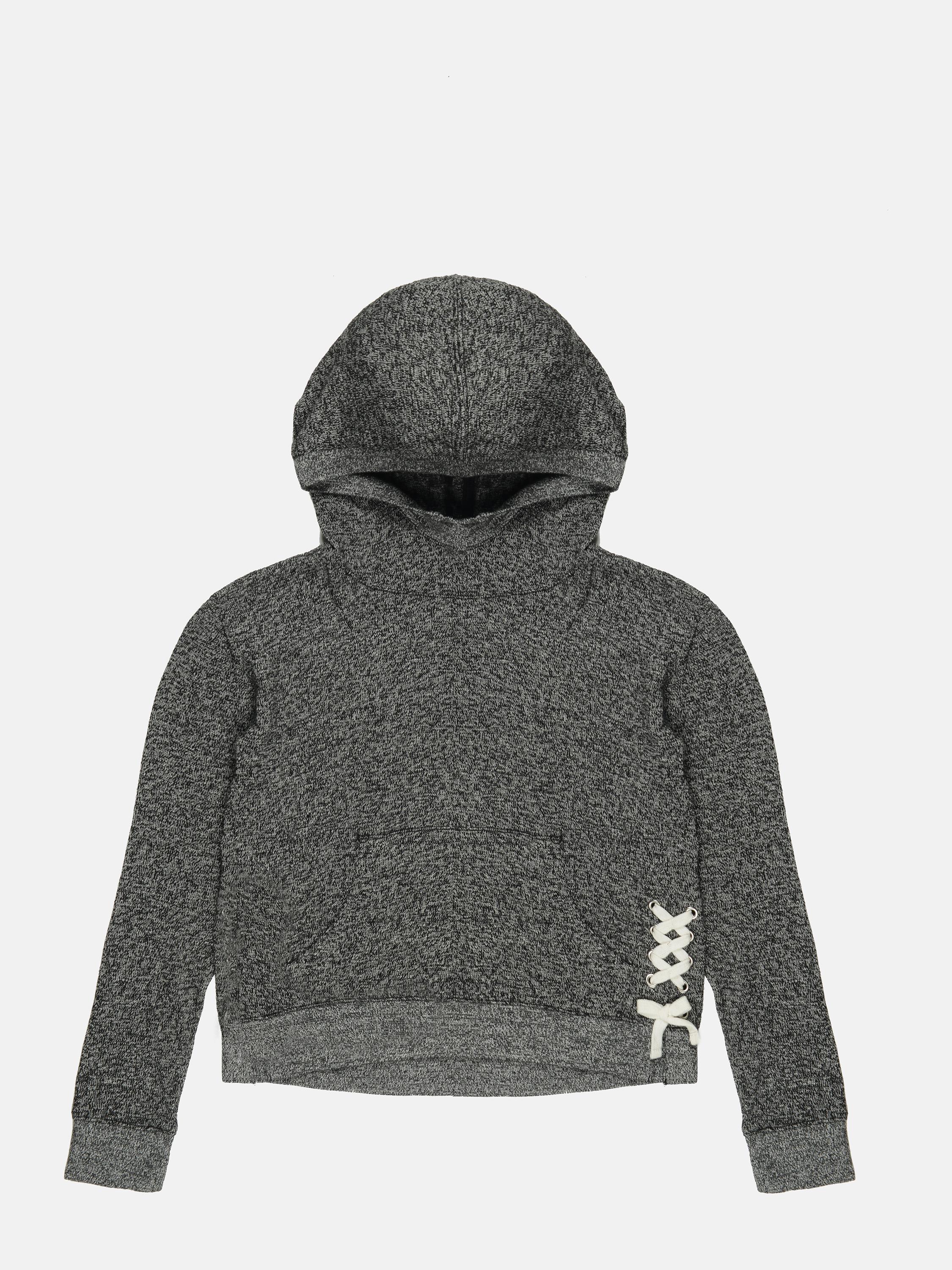 Худи H&M 134-140 см Черный меланж (20011239875)