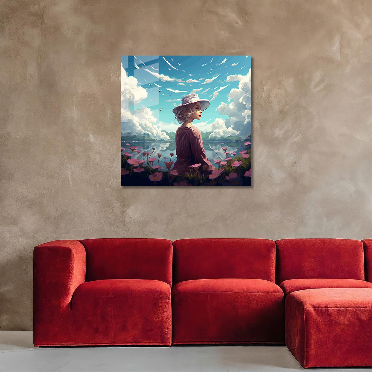 Картина на стекле NovellaPrint Гармония тишины 90х90 см (503.3)