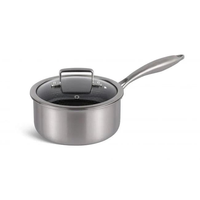 Ківш-сотейник Edenberg EB-17002 з нержавіючої сталі з антипригарним покриттям тефлоновим 2,3 л 18x9 см (15463125) Ківш-сотейник Edenberg EB-17002 з нержавіючої сталі з антипригарним покриттям тефлоновим 2,3 л 18x9 см (15463125)