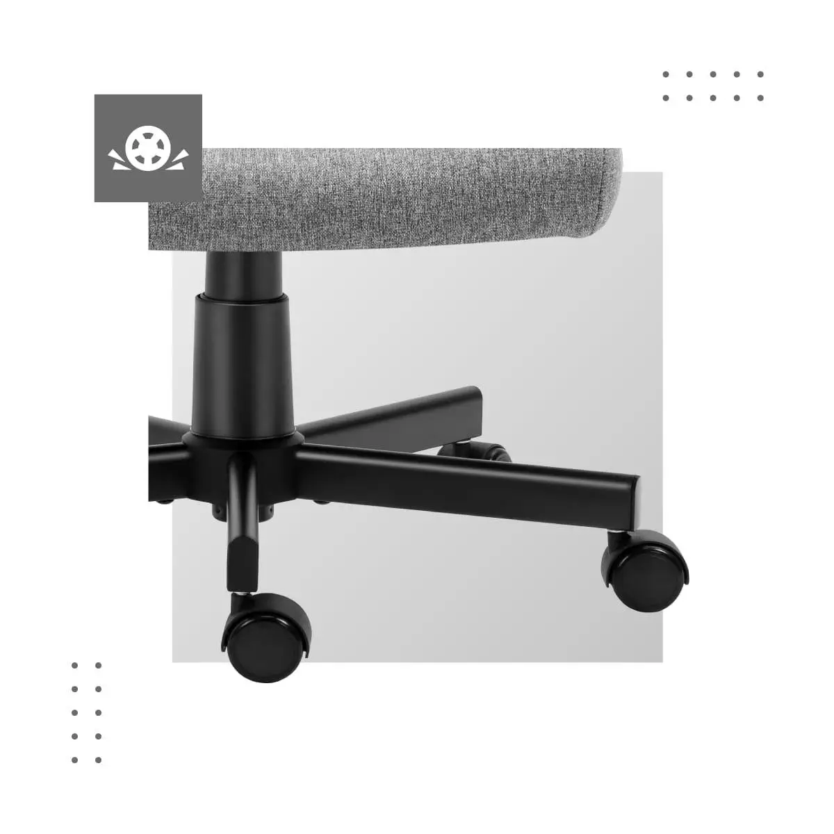 Офисное кресло Markadler Boss 2.5 с механизмом качания TILT до 130 кг Grey (29711648) - фото 10