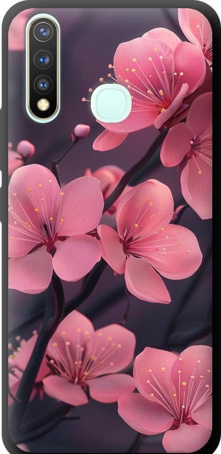 Чехол на Vivo Y19 Пурпурная сакура (6075b-630-42517)