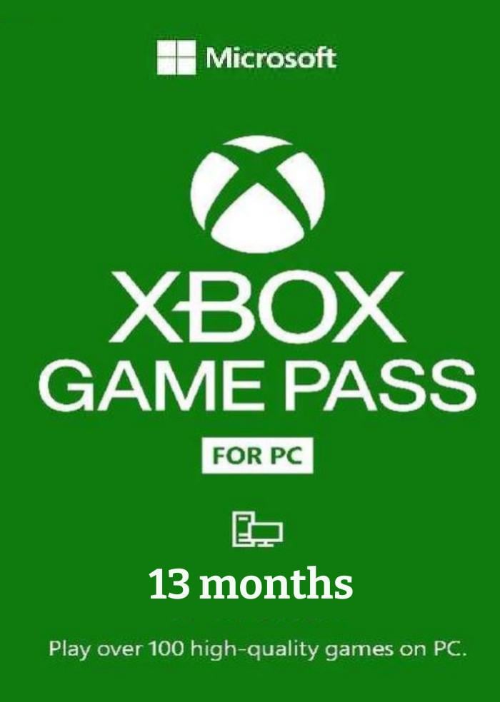 Підписка Xbox Game Pass For PC 13 місяців (83033377)