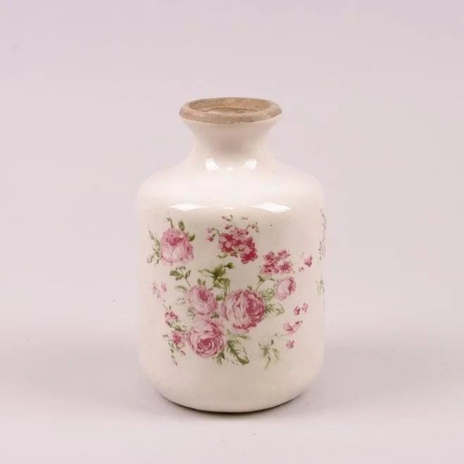 Ваза керамическая Flora Розы (37670)