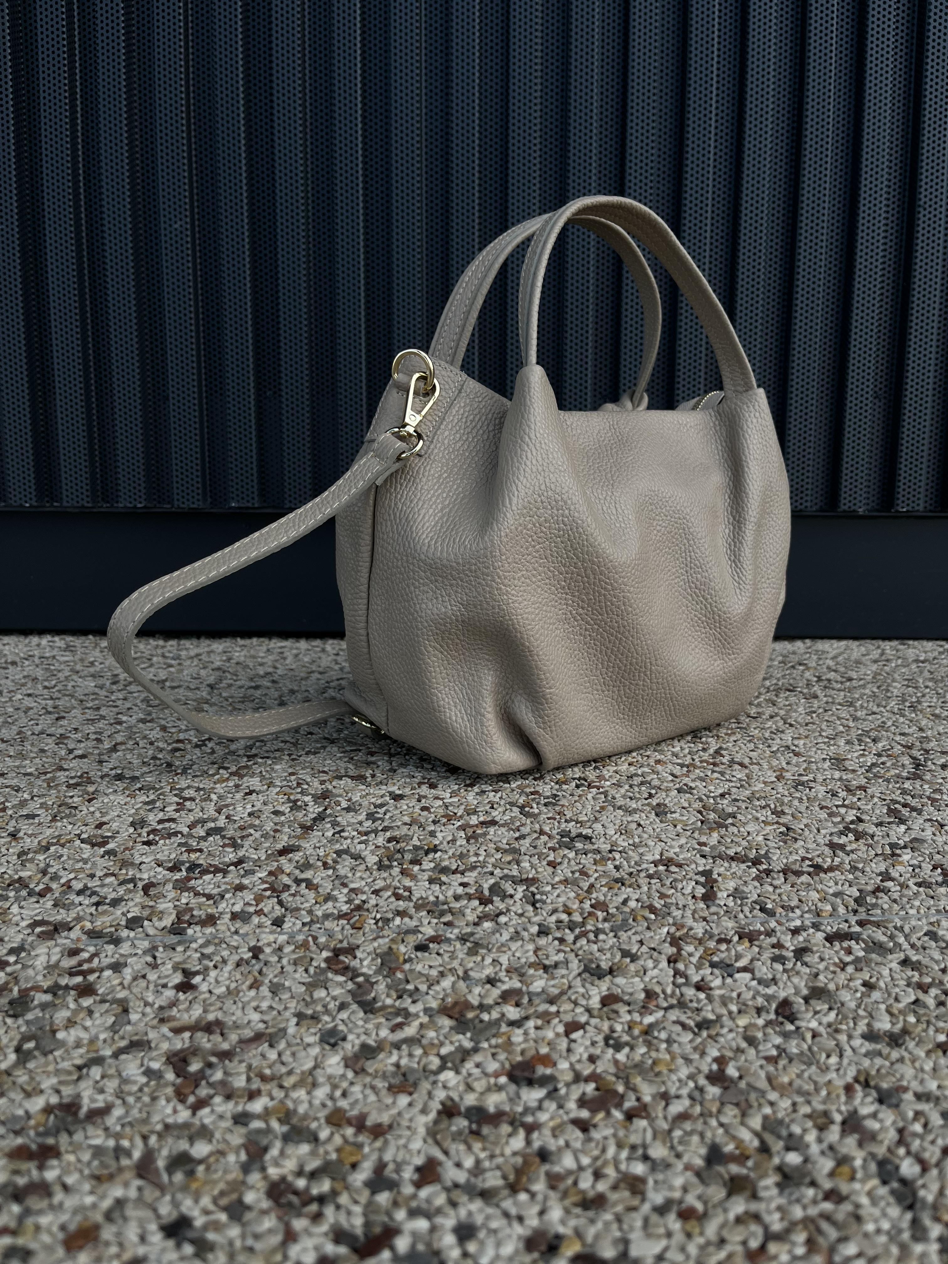 Сумка женская из натуральной кожи Серый (IT-1026-2) - фото 6 Сумка женская из натуральной кожи Серый (IT-1026-2) - фото 6