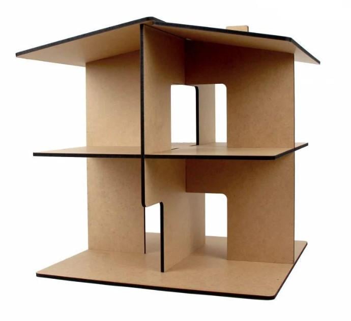 Заготовка для декупажа ROSA TALENT Кукольный домик Модерн 2 40х42,5х40 см