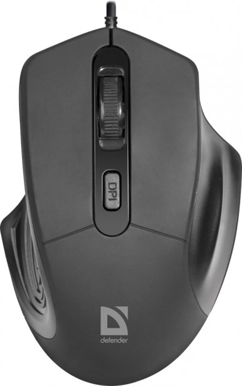 Компьютерная мышка Defender Datum MB-347 4 кнопки 1600 dpi Черный (36260800)