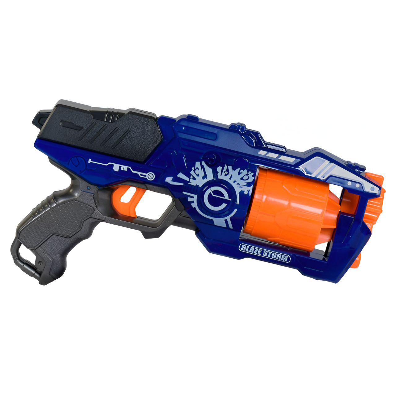 Пистолет ZC 7092 механический/20 мягких патронов Синий Пистолет ZC 7092 механический/20 мягких патронов Синий