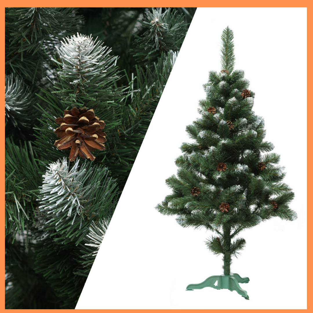 Ялина штучна з інієм та шишками Імператор 1,5 м (120729) - фото 2