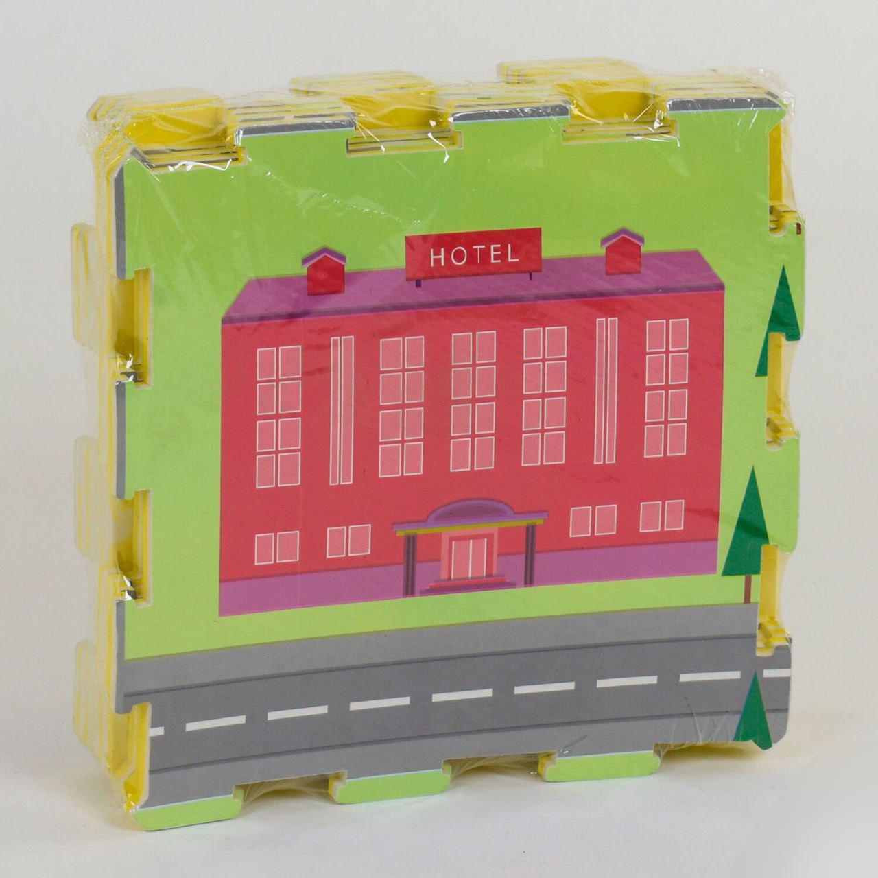 Розвиваючий килимок-пазл для дітей з масажним ефектом (22639541)