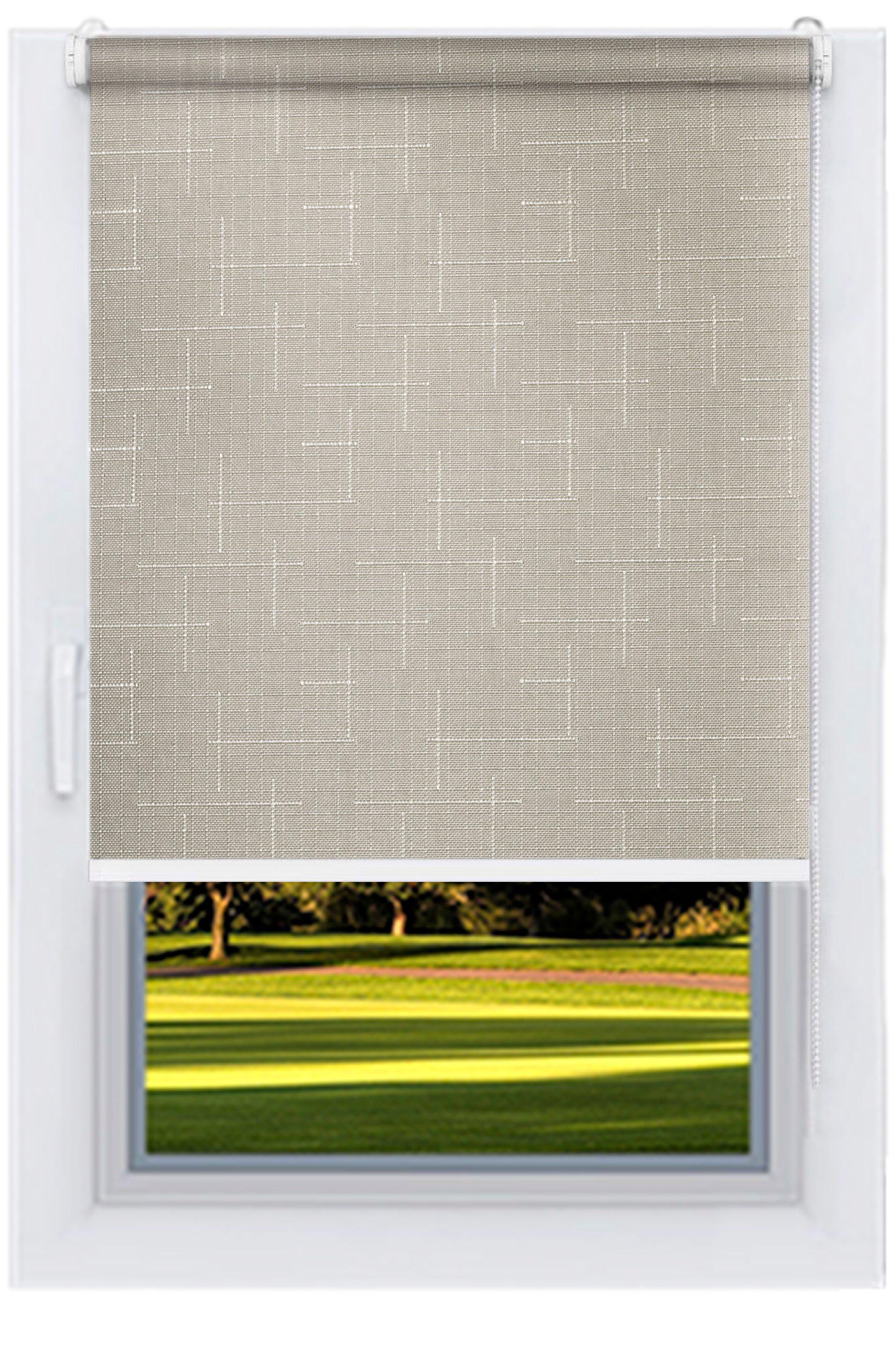 Ролета тканевая Decolux 95х160 см LEN Серый