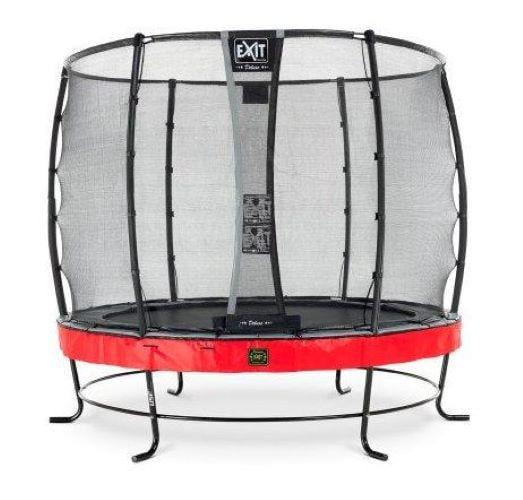 Батут Exit Elegant Premium Deluxe з сіткою безпеки 253 см Red (08.20.08.80 exit L)