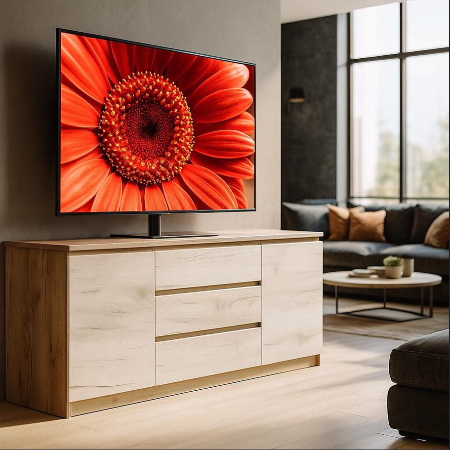 Комод Мастер Форм Брайт 1800х376х730 мм Дуб крафт серый/Дуб крафт белый (33121) - фото 1 Комод Мастер Форм Брайт 1800х376х730 мм Дуб крафт серый/Дуб крафт белый (33121) - фото 1